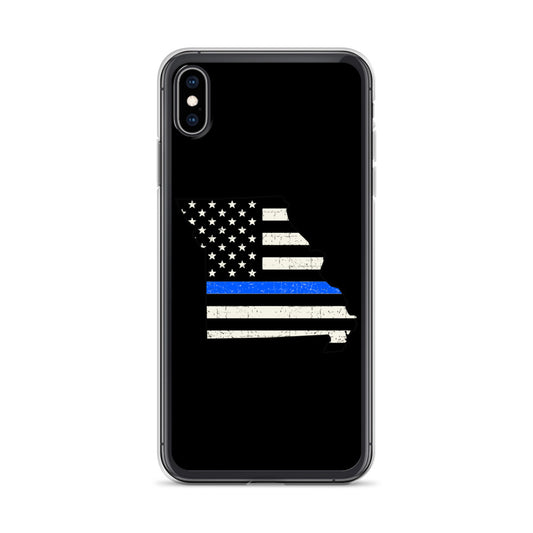 Missouri Thin Blue Line iPhone Case