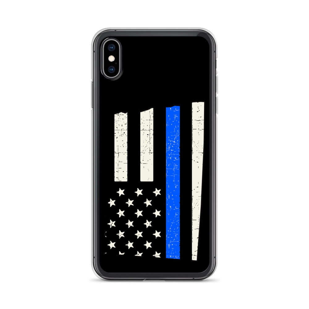 North Dakota Thin Blue Line iPhone Case