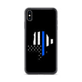 Texas Thin Blue Line iPhone Case