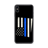 Wyoming Thin Blue Line iPhone Case