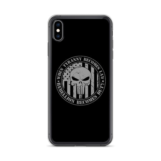 When Tyranny Becomes Law iPhone Case