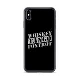 Whiskey Tango Foxtrot iPhone Case