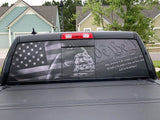 Mystery Back Window Decal