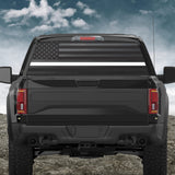 American Flag - Thin Line Back Window Decal