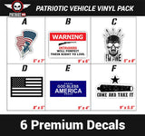 Patriotic Vehicle Vinyl Pack #1