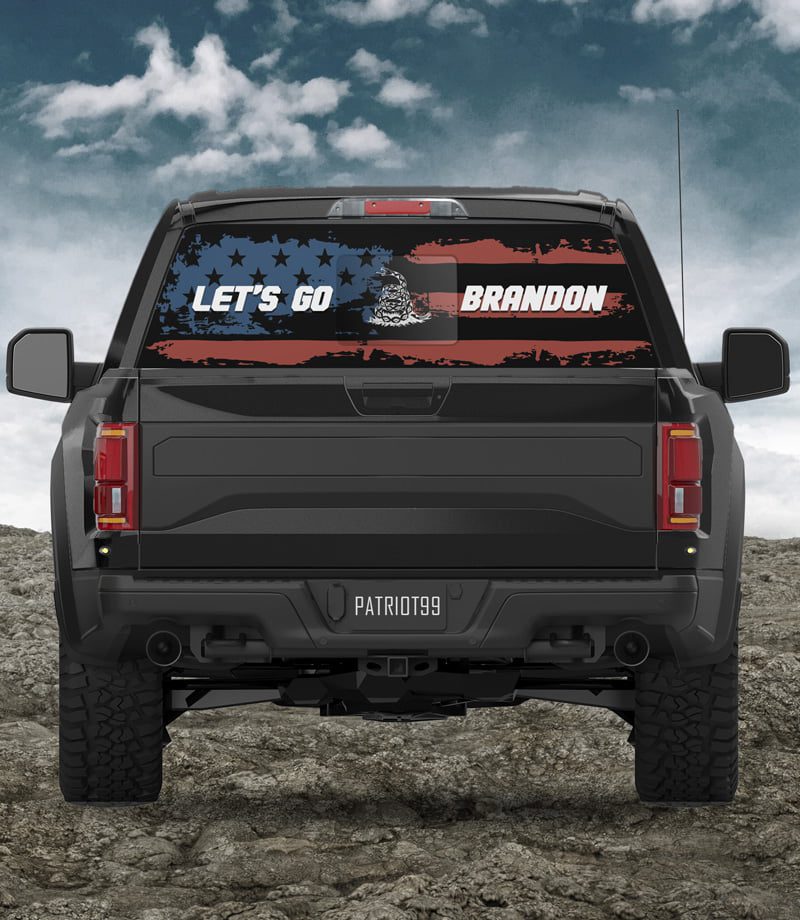 Let's Go Brandon Back Window Decal