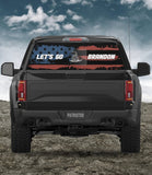 Let's Go Brandon Back Window Decal