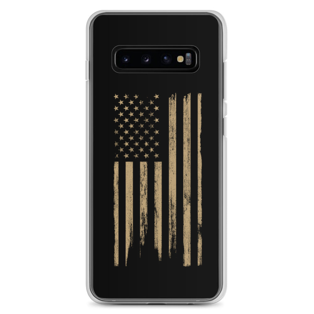 Rugged Worn American Flag Samsung Case