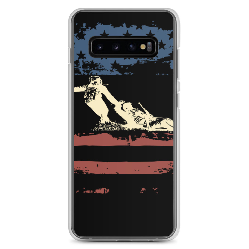 Worn Fallen Soldier Flag Samsung Case