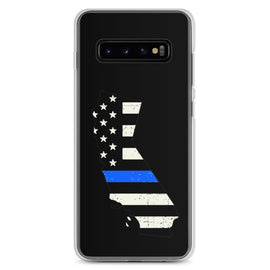 California State Thin Blue Line Samsung Case