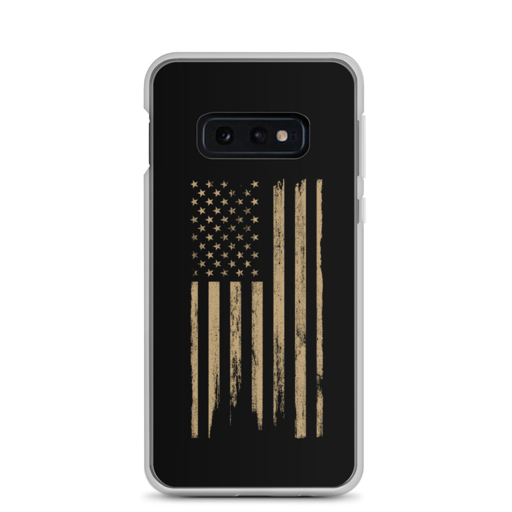 Rugged Worn American Flag Samsung Case