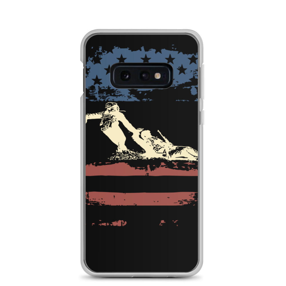 Worn Fallen Soldier Flag Samsung Case