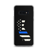 California State Thin Blue Line Samsung Case