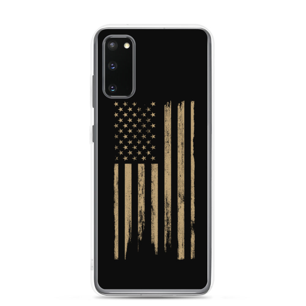 Rugged Worn American Flag Samsung Case