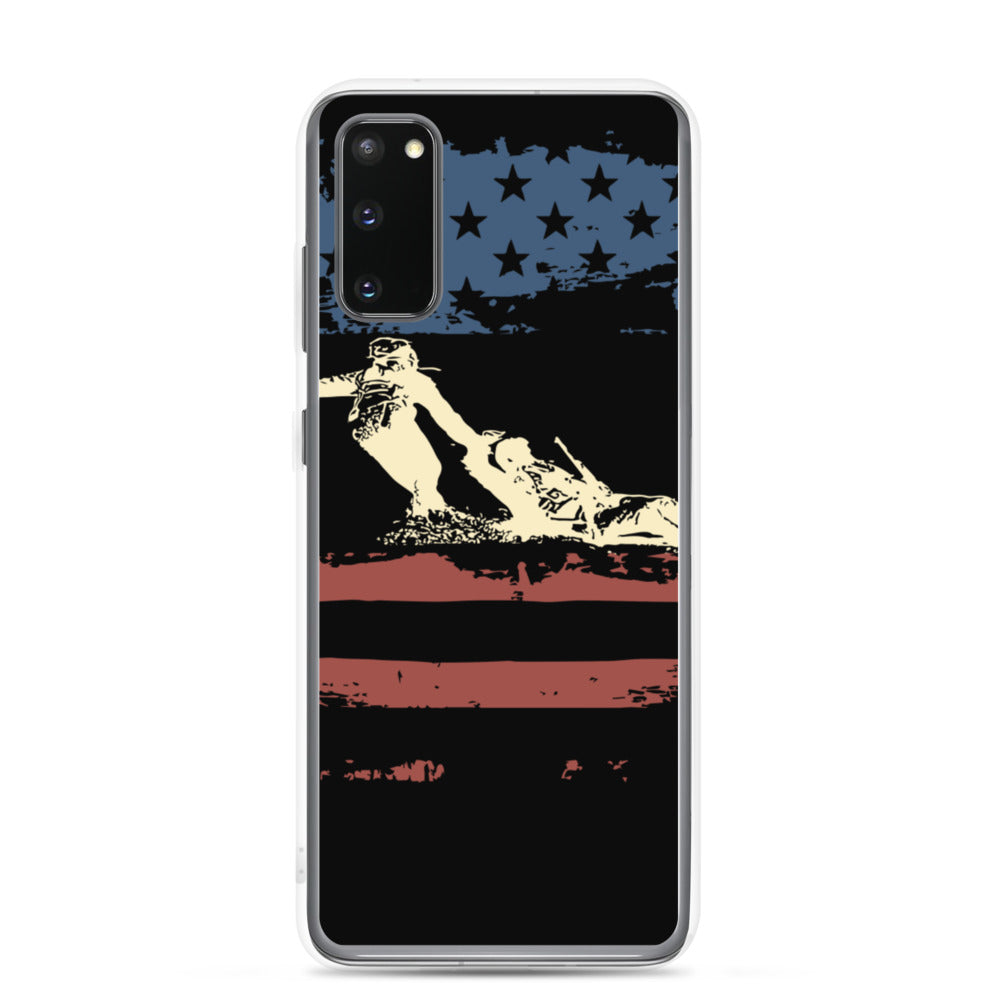 Worn Fallen Soldier Flag Samsung Case