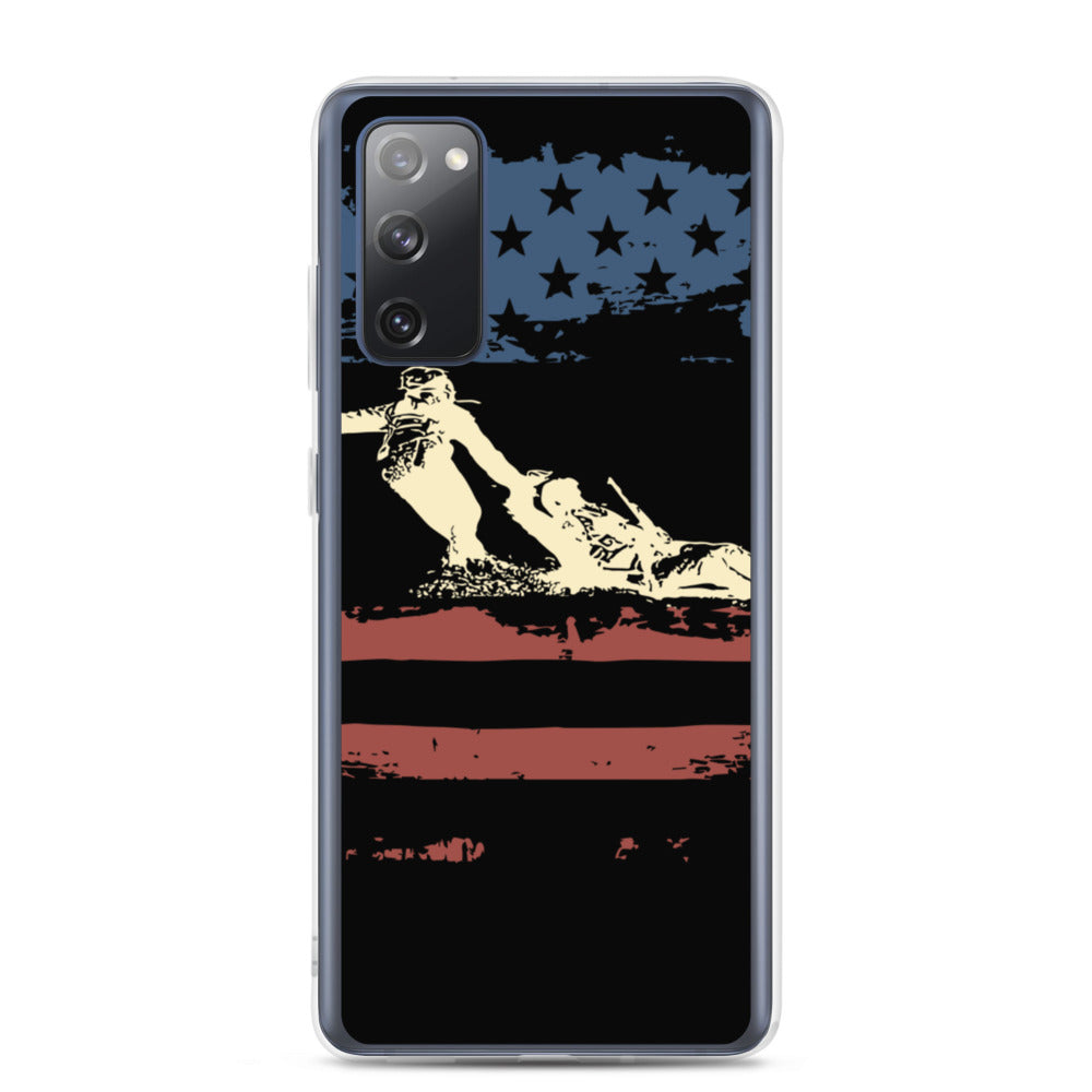 Worn Fallen Soldier Flag Samsung Case