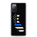 California State Thin Blue Line Samsung Case