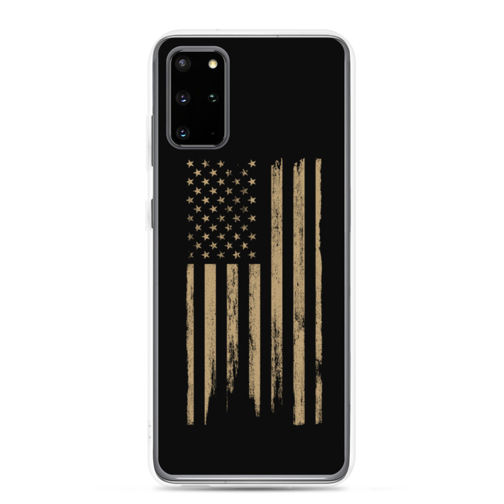 Rugged Worn American Flag Samsung Case