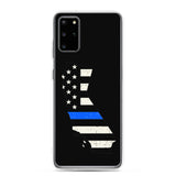 California State Thin Blue Line Samsung Case