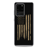 Rugged Worn American Flag Samsung Case