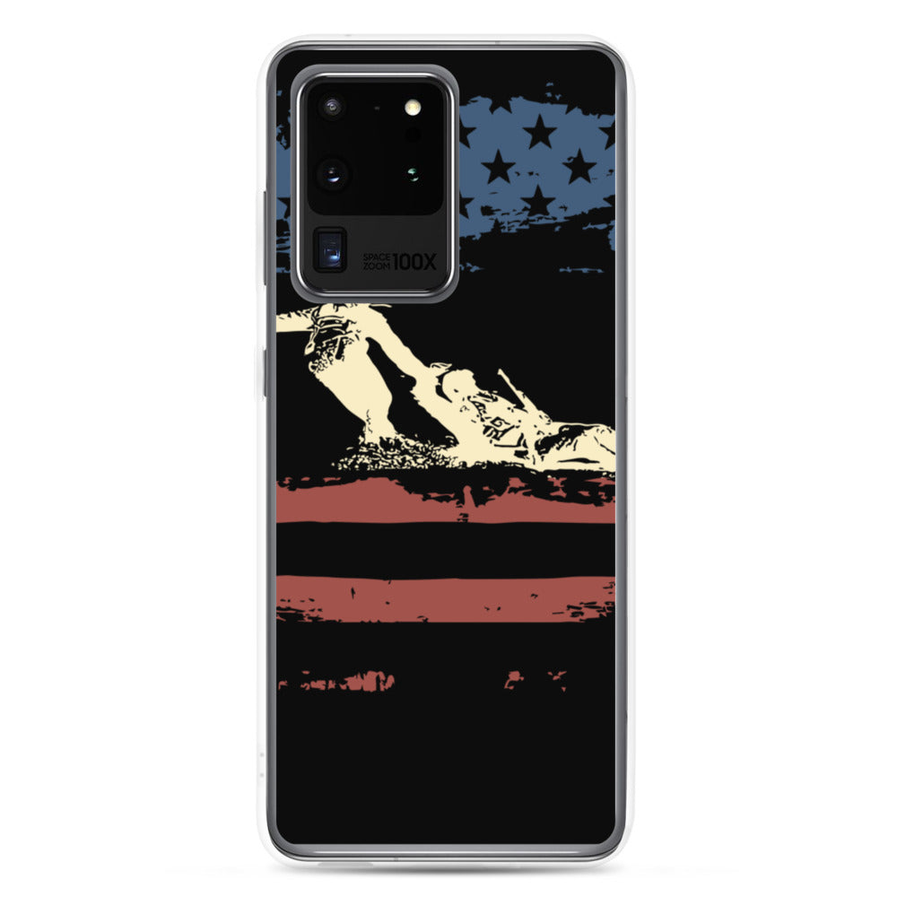 Worn Fallen Soldier Flag Samsung Case