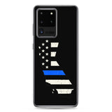 California State Thin Blue Line Samsung Case