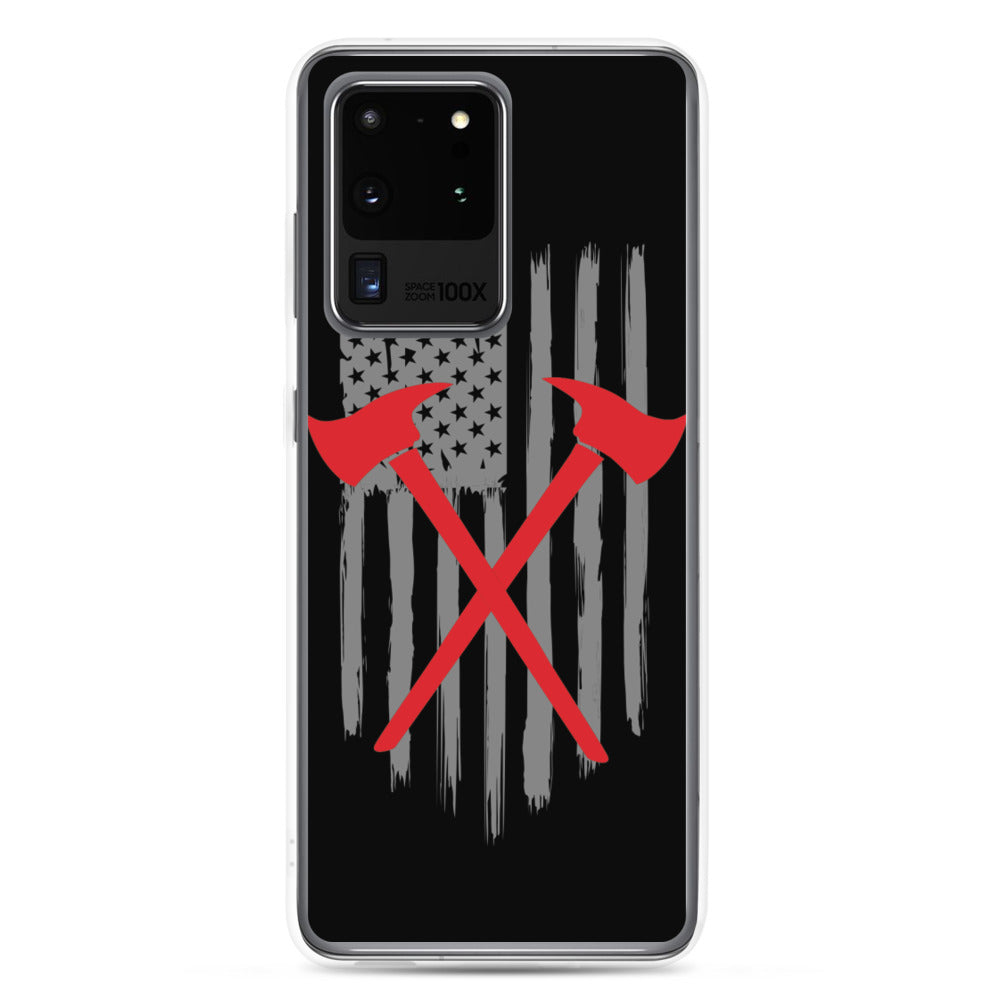 Firefighter American Flag Samsung Case