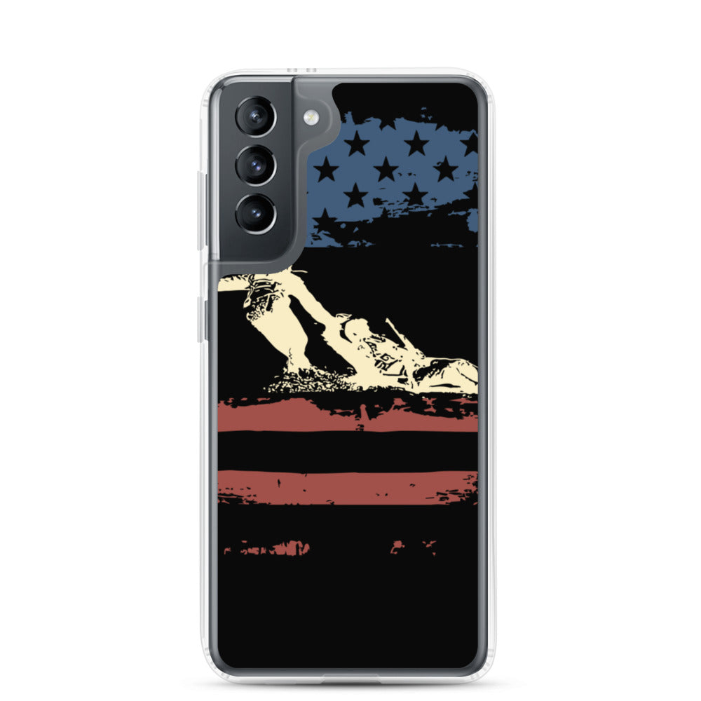 Worn Fallen Soldier Flag Samsung Case