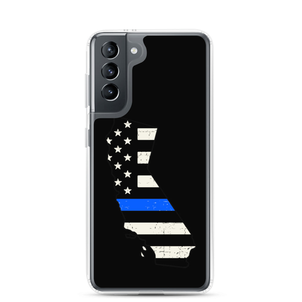 California State Thin Blue Line Samsung Case