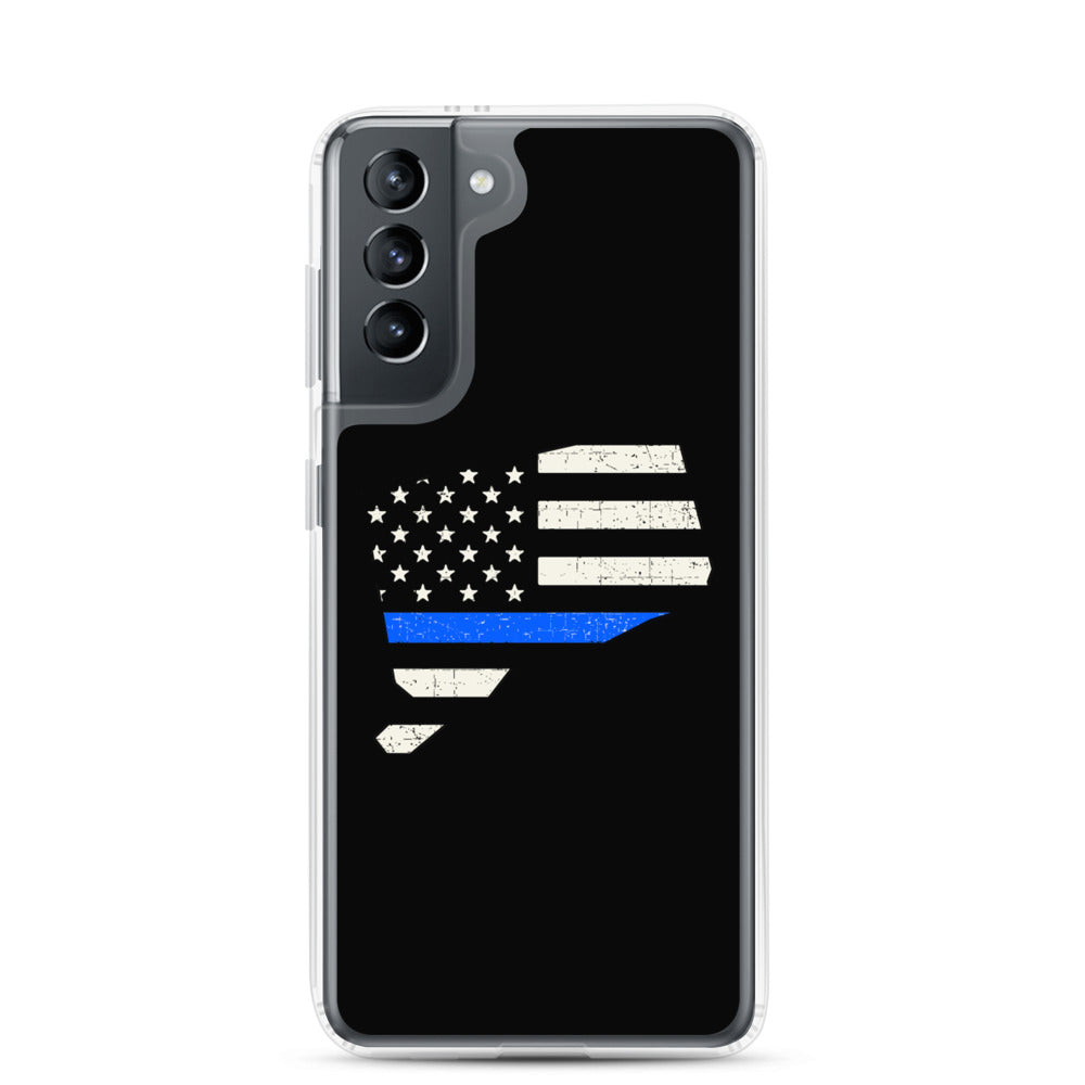 Connecticut Thin Blue Line Samsung Case