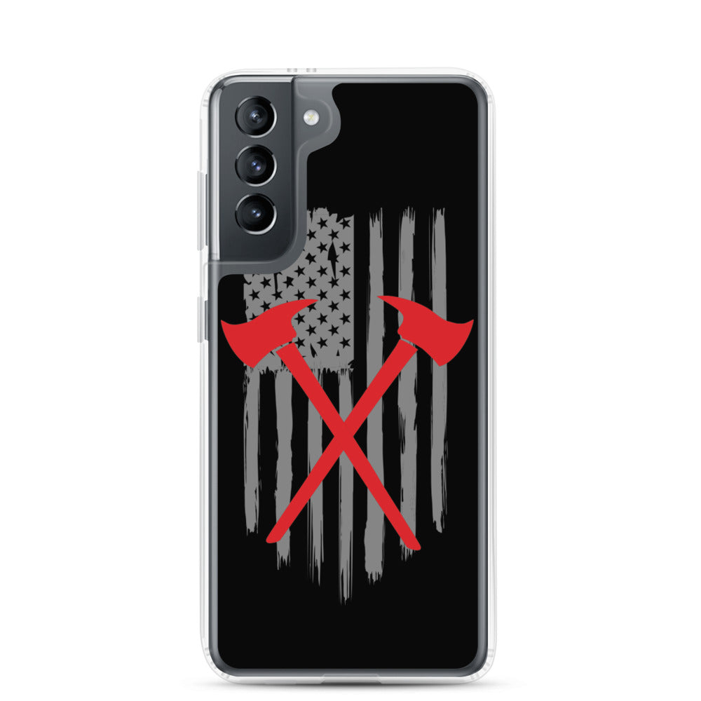 Firefighter American Flag Samsung Case