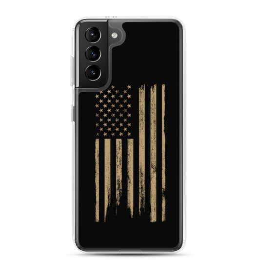 Rugged Worn American Flag Samsung Case