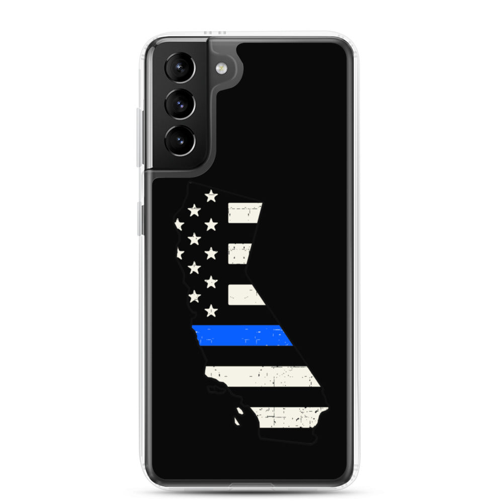 California State Thin Blue Line Samsung Case