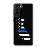 California State Thin Blue Line Samsung Case