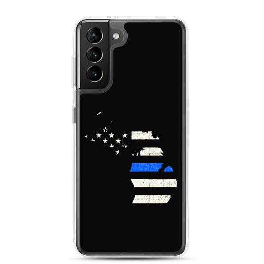 Michigan Thin Blue Line Samsung Case