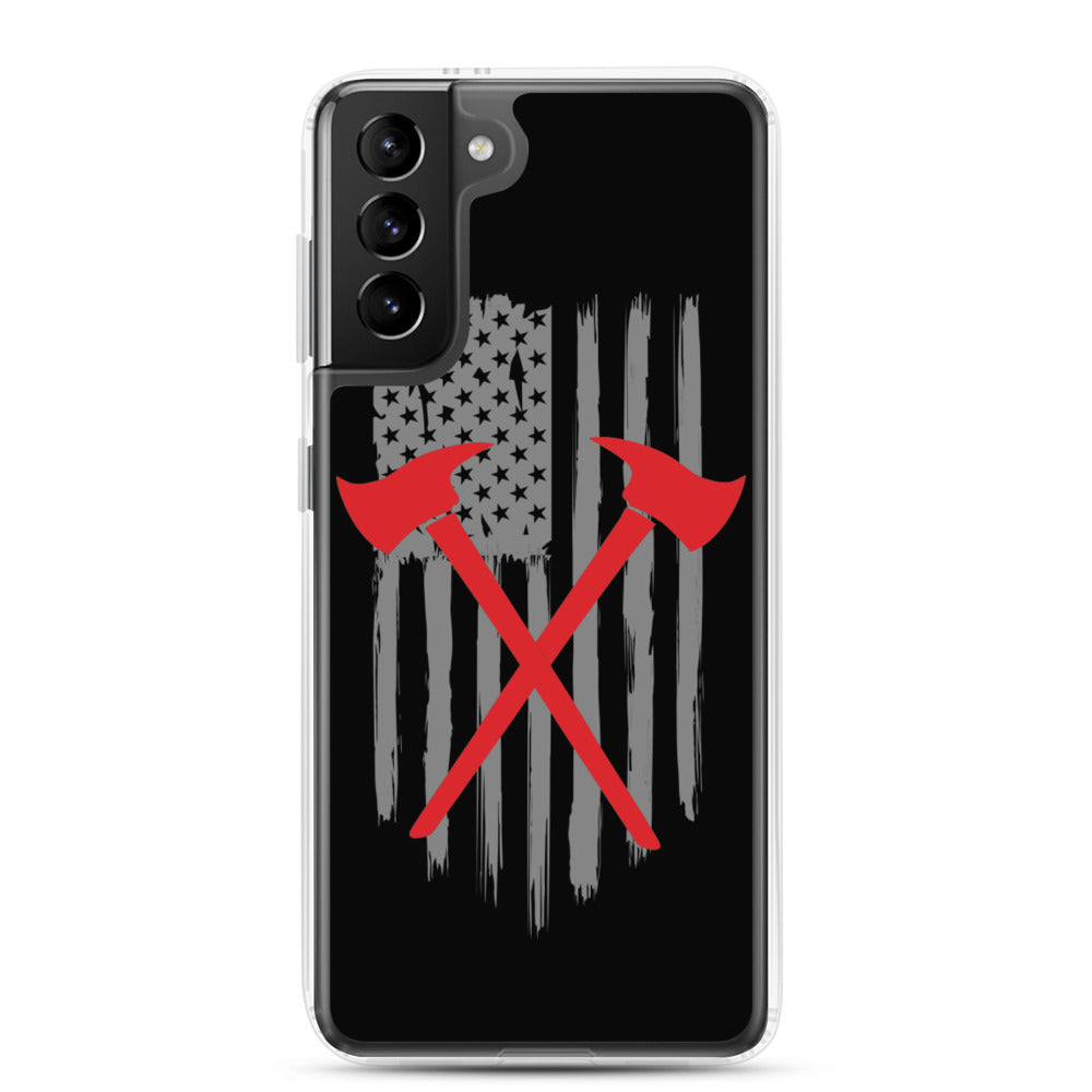 Firefighter American Flag Samsung Case