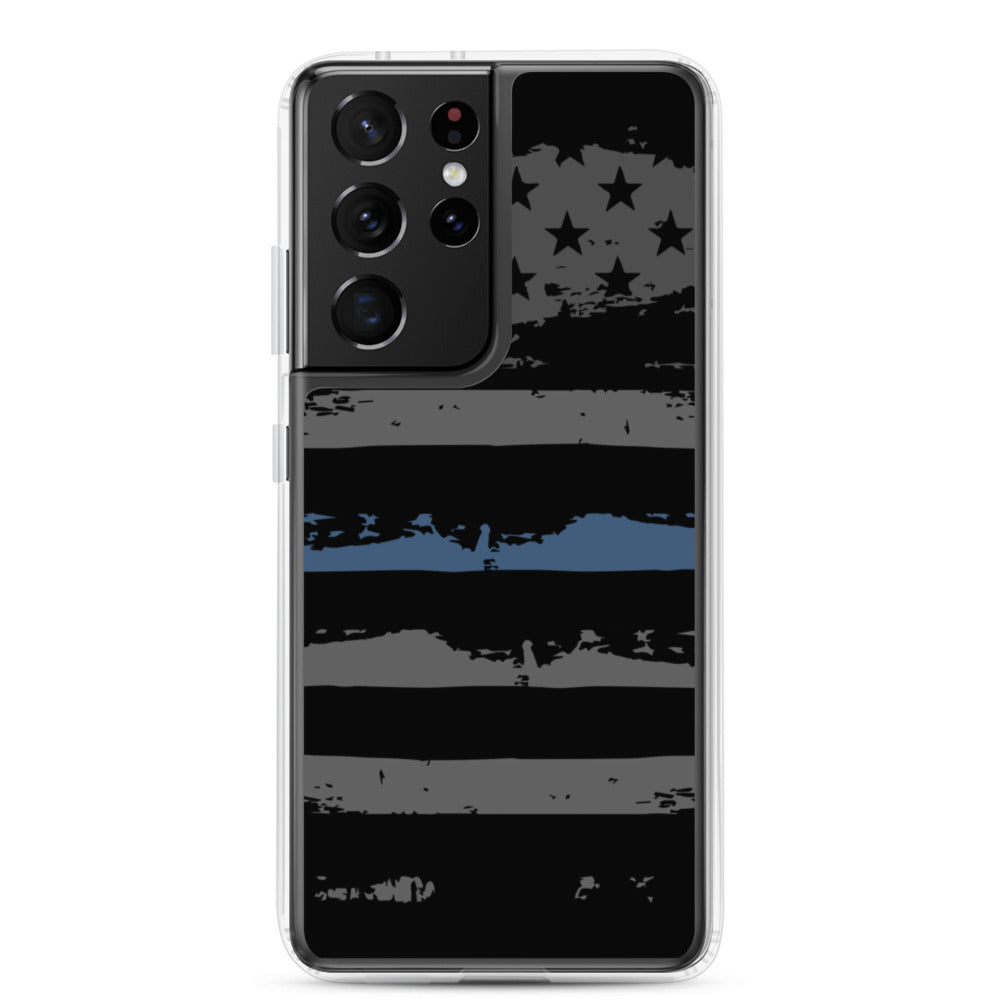 Thin Blue Line Samsung Case