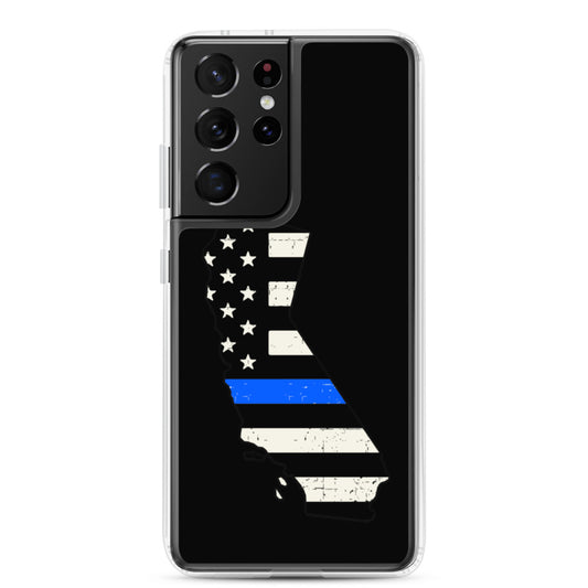 California State Thin Blue Line Samsung Case