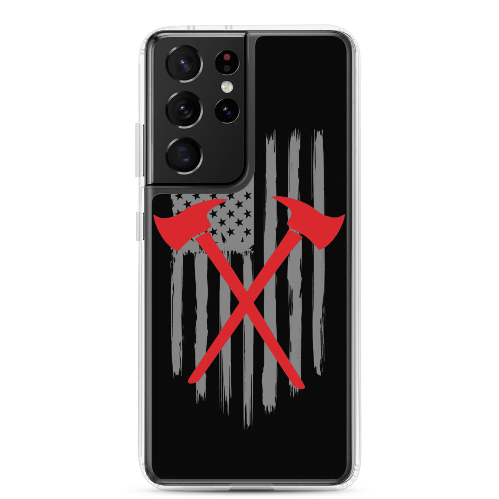 Firefighter American Flag Samsung Case