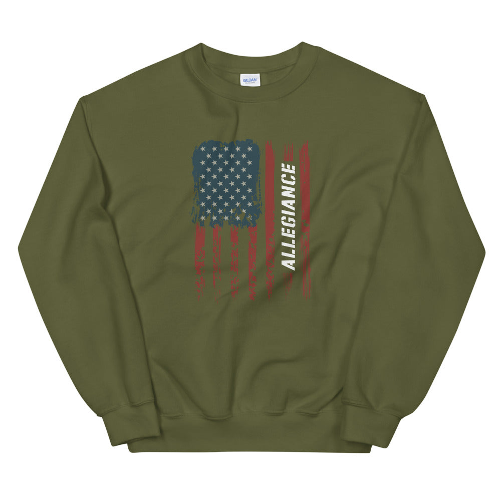 Allegiance Flag Unisex Sweatshirt