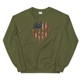 Patriotic Skull Unisex Sweatshirt