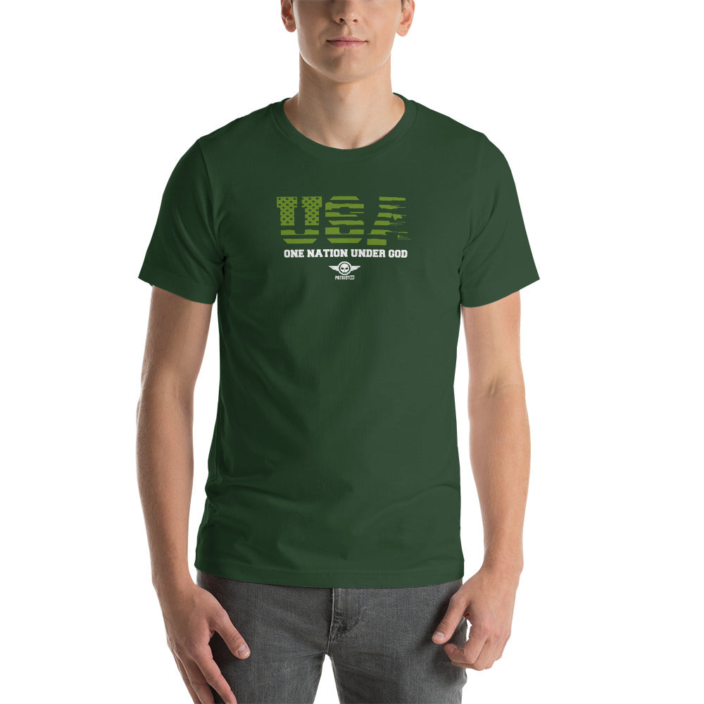 USA In God We Trust Patriotic T Shirt