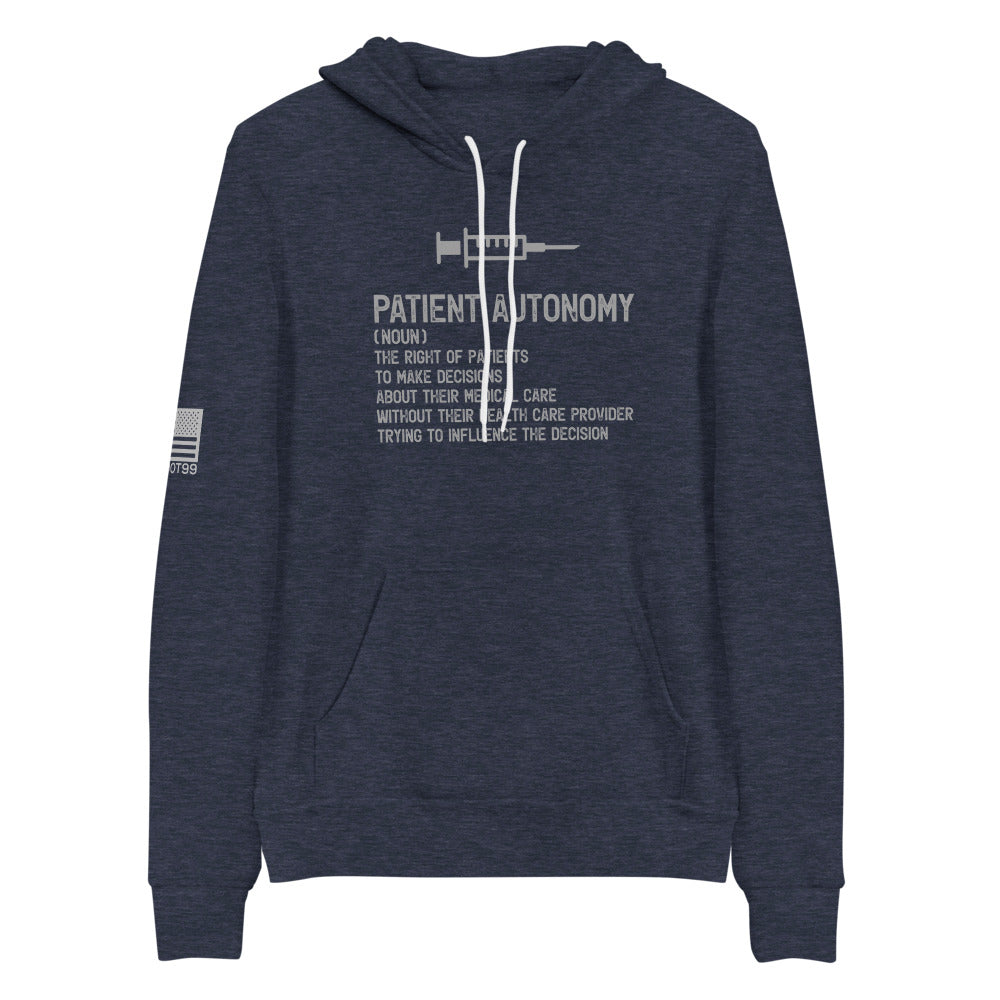 Patient Autonomy Unisex hoodie