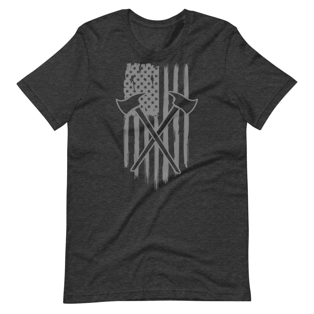 Firefighter American Flag Premium Unisex T-Shirt