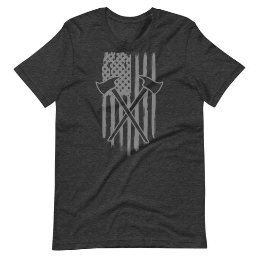 Firefighter American Flag Premium Unisex T-Shirt