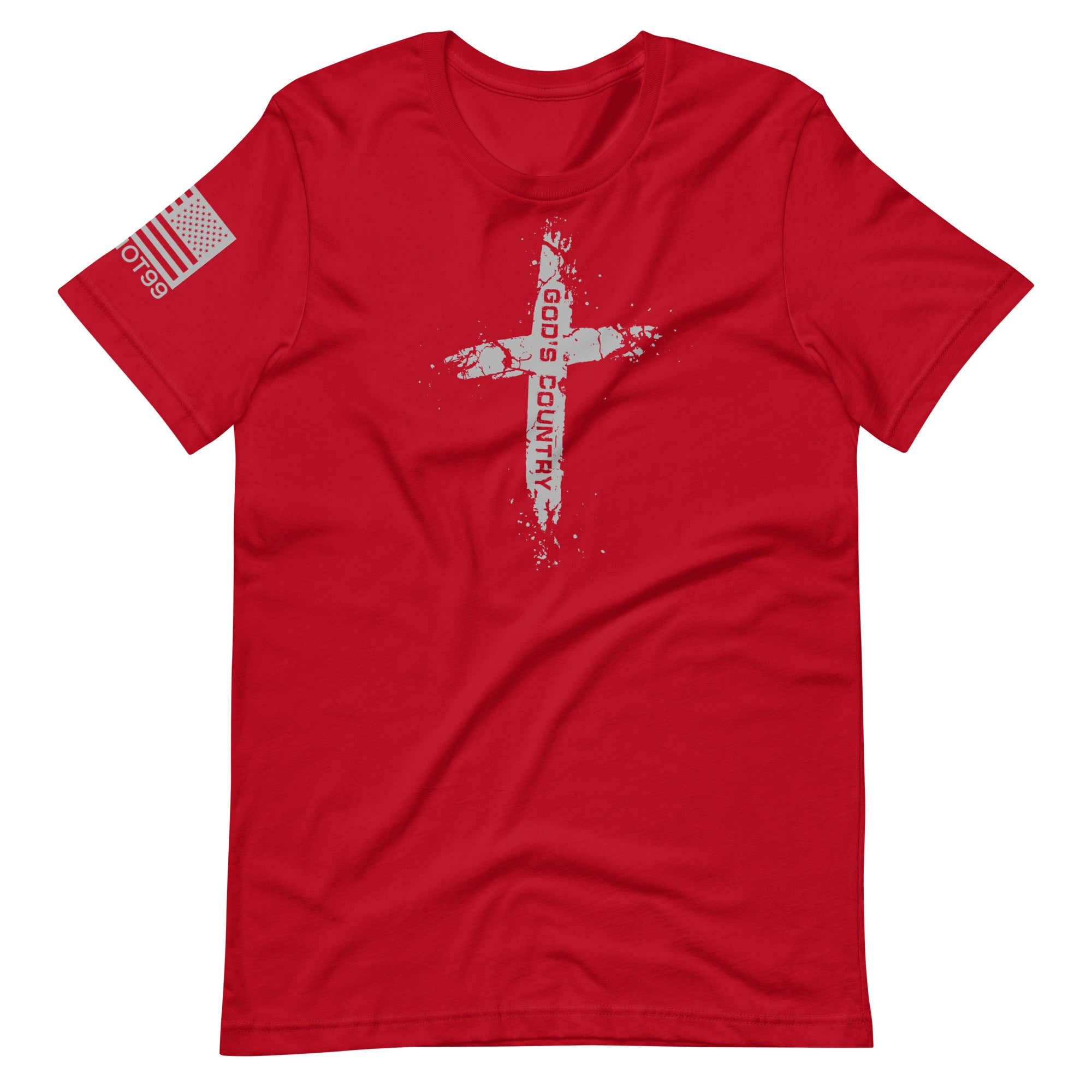 God's Country with Cross T-Shirt - Unisex