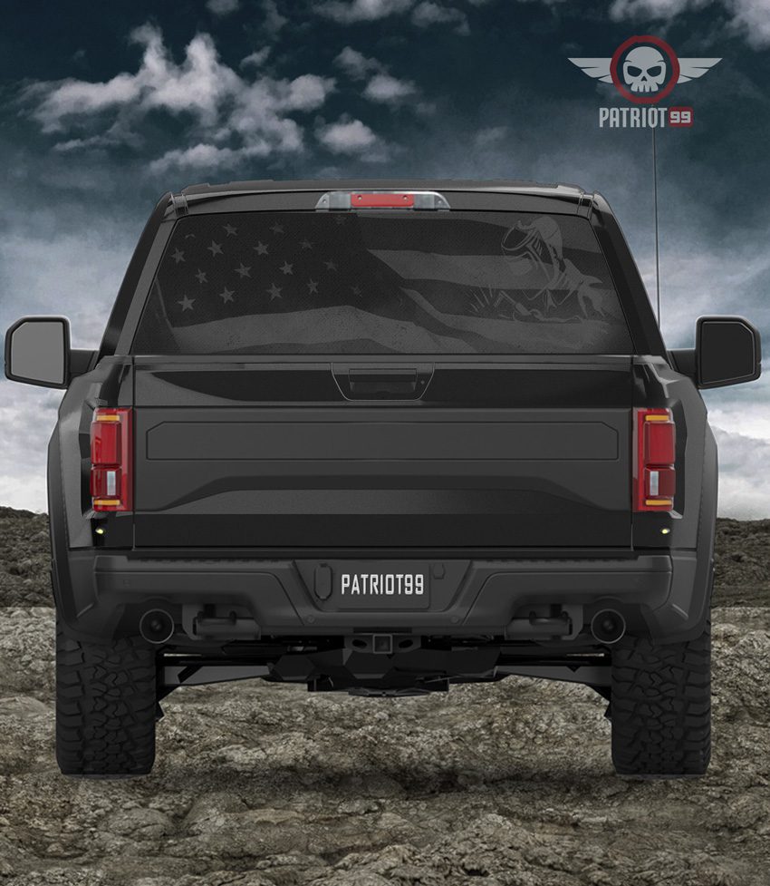 Proud USA Welder Back Window Decal